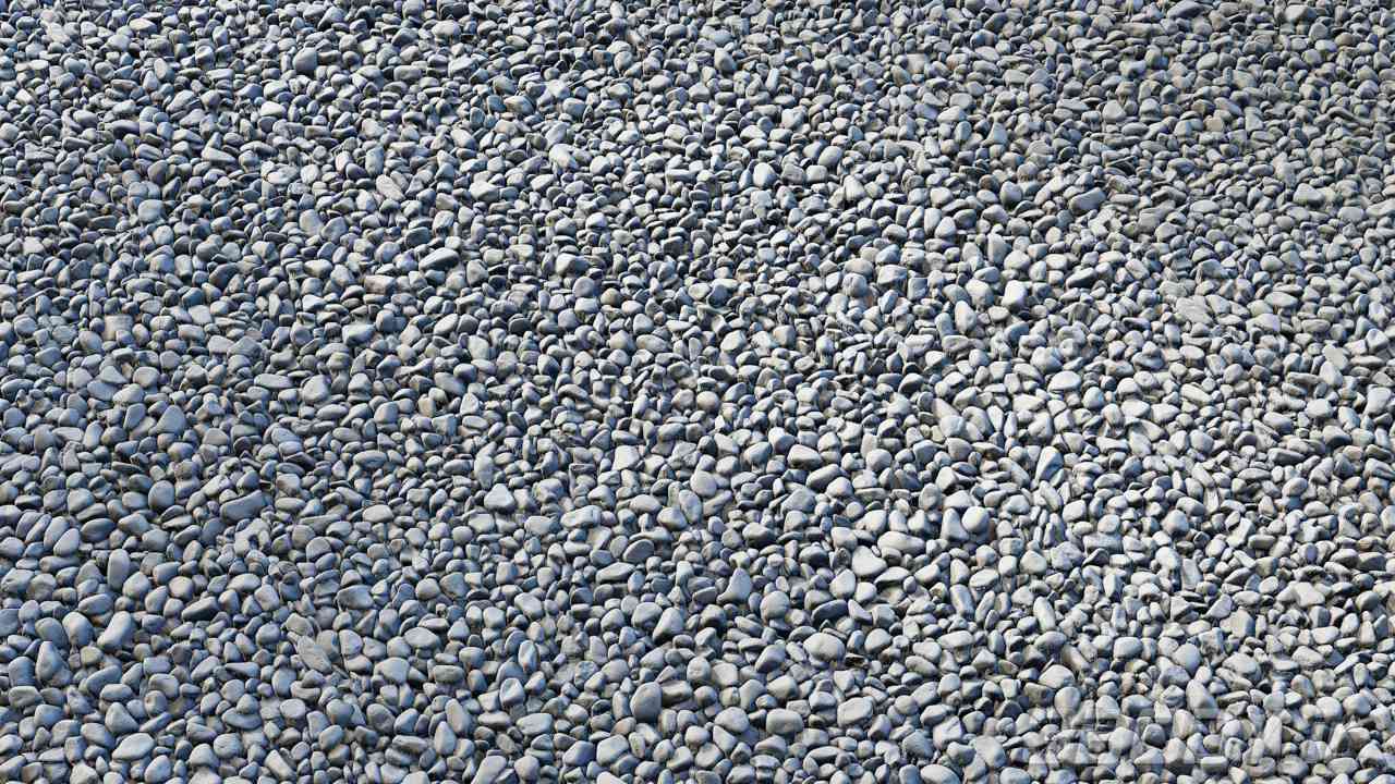 متریال سنگ ریزه gravel pebble عکس 1